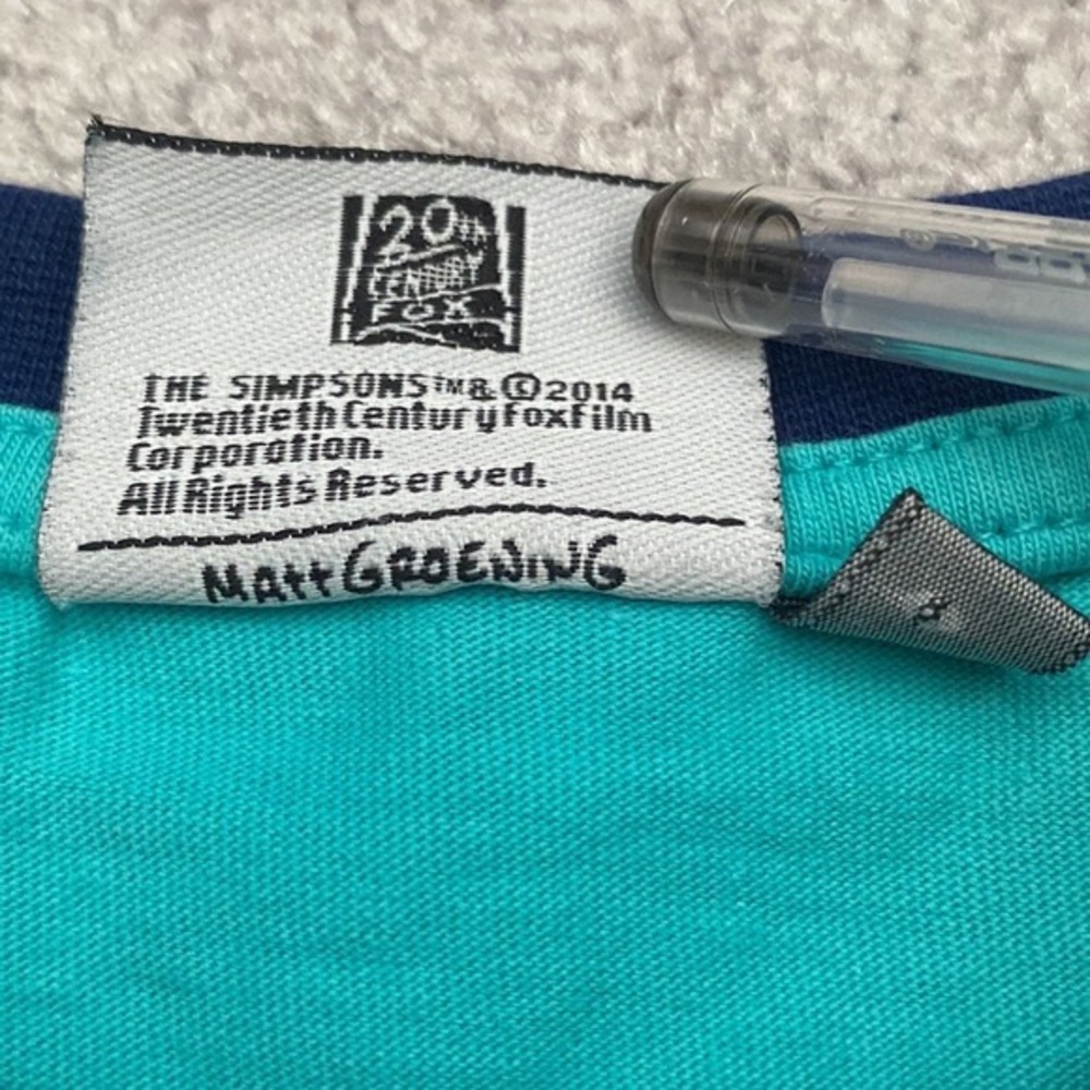 THE SIMPSONS inch Have no fear, have a beer inch Green Graphic T Shirt in 52/54 - Picture 4 of 16